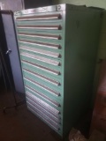 14 drawer ball bearing cabinet loaded with hardware