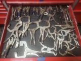 Huge lot of welding clamps and vise grips