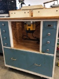 Homemade Router Table w/Dewalt Router. See pics.