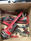 Lot of Misc Smaller Assorted Pipe Wrenches