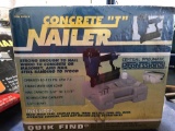 NEW in box, Air Powered Concrete T Nailer