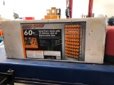 NEW in box, 60 Bin Steel Parts Rack w/ 60 Bins