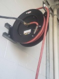 Central Pneumatic 50 ft. Red Air Hose and Reel