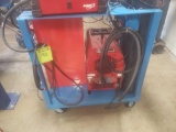 Blue shop Cart used for welding equipment