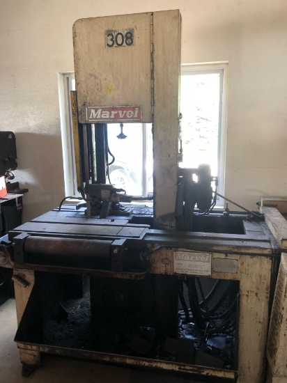 Marvel automatic blade control sure-line band saw