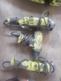 Ryobi Electic Tool 2 Grinders and 1 Drill
