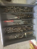 Huge lot nice drill bits over 9/16 and metric
