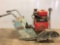 Target PAC IV Concrete Floor Saw w/auto start ignition
