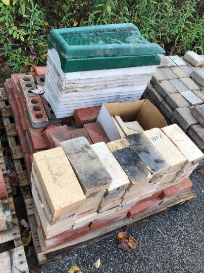 Assorted pallet of bricks and Drain Channel
