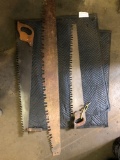 Lot of (3) Vintage Wall Deco Saws (Ranging from 40-66 in)
