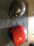 Lot of (2) Open Faced Riding Helmets (1 Vintage, 1 HD)