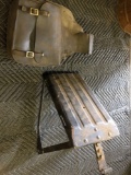 Older Vintage Banana Seat Luggage Rack & Old Leather Saddlebags