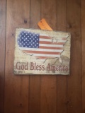 God bless america sign