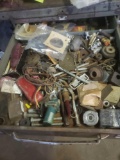 5 drawers full of hardware, sandpaper and tools see pics