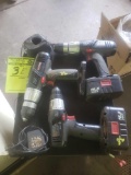 Craftsman drills batteries and charger