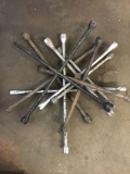 Various 4 way lug wrenches