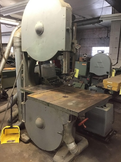 Tannewitz quality bandsaw, type GHE, serial 8583. Machine is approx 100 inches tall, SEE VIDEO