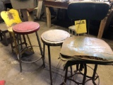 Lot of (4) Vintage Stools