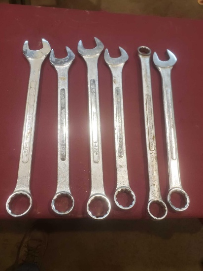 (6) Wrenches. Over 1". See PICS/description.