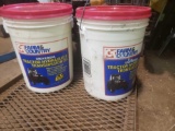 Two 5 gallon new universal tractor hydraulic transmission fluid