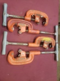 (4) Ridgid Pipe Cutters.