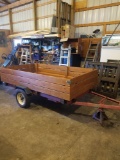 4 x 8 Tilt Trailer. Treated 2x6 Floor, 1750 lb Rating.