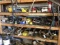 Entire shelf clean out of misc used parts, fittings and more.