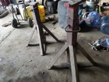 Two (2) HD GRAY 12,000 lbs. jack stands