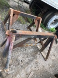 Pair of HD Steel Outdoor Saw Horses