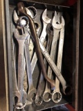 Drawer load of Large Open/Box End Wrenches all the way up to 1-7/8 in