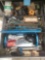 Various machine handels, wheels, tool box and more