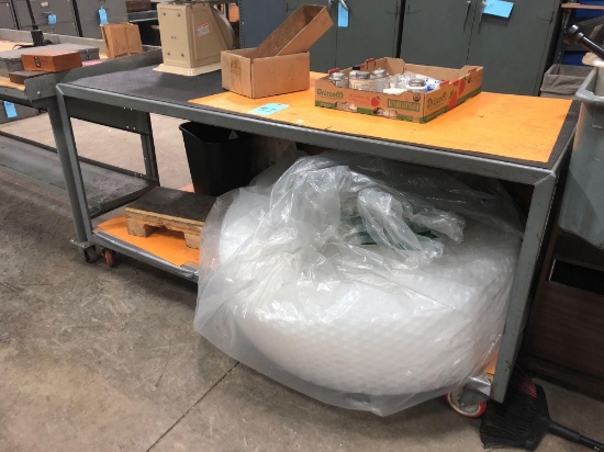 Metal Shipping Cart/Work Table