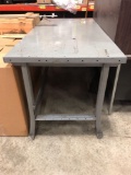 6ft x 34in Metal Work Table