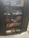 Cabinet loaded with office supplies