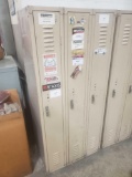 Set of 3 lockers