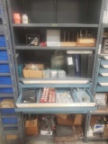 Nice 4 drawer ball bearing shelf and precision tools and gages