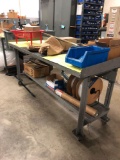 Metal Shipping Cart/Work Table.