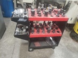 Hout ToolScoot Cart loaded with cat tooling and more