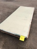 Pallet of .50 and .032 gauge sheeting and metal trim pieces. Skid 12