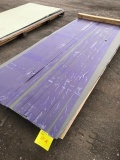 Pallet of .040 and 22 gauge metal sheeting and trim pieces. Skid 12A