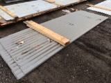 Approx (15) Sheets of Steel Dark Brown/Grey 10ft x 41in Siding