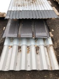 Approx (20) Sheets of Assorted Steel Siding and Roofing. See pics