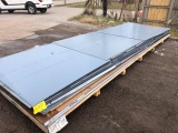 16 complete panels of ACM Composite Panels, color is Statutory Bronze & Koenig Blue SKID U (partial)