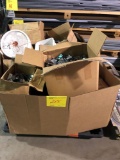 Bulk pallet load of assorted expansion clips, panel clips and more