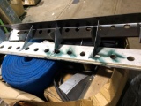 Pallet of Lawn Tool Holders, rubber edging strips, ridge vent and more