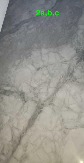 Super White Marble Granite Slab 116" x 66"