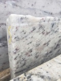 White Ornamental Granite Slab 74