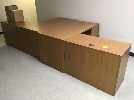 2- L shaped office desks