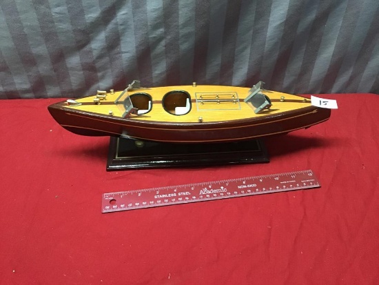 Wooden Scale Model Boat