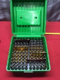 100 Rounds of 300 WSM Ammo in plastic organizer